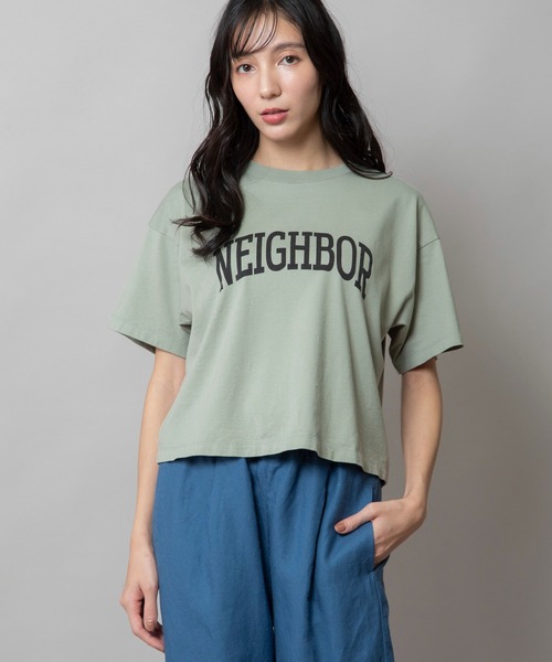 tシャツ 「洗える」Munich/ミューニック ロゴTシャツ レディース 洗える】Munich/ミューニック ロゴTシャツ（Tシャツ／カットソー
