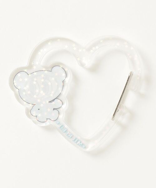 MILKFED.(ミルクフェド)の「MILKFED. × ANGEL BLUE HEART CARABINER(キーホルダー・レディース・クリア/ライトブルー・ONE SIZE)」の17枚目の写真