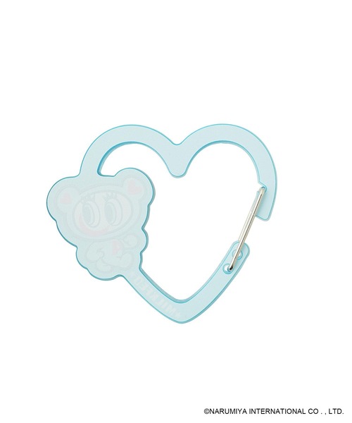 MILKFED.(ミルクフェド)の「MILKFED. × ANGEL BLUE HEART CARABINER(キーホルダー・レディース・クリア/ライトブルー・ONE SIZE)」の5枚目の写真