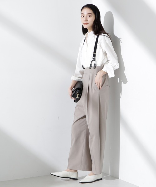 hana様用新品 ナノユニバース Vネックベルトサロペット 定価12100円38 前後 2WAY サロペット