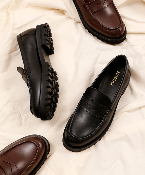 MADULI マドゥリ /LEATHER LOAFERS SHOES レザーローファー / 23053
