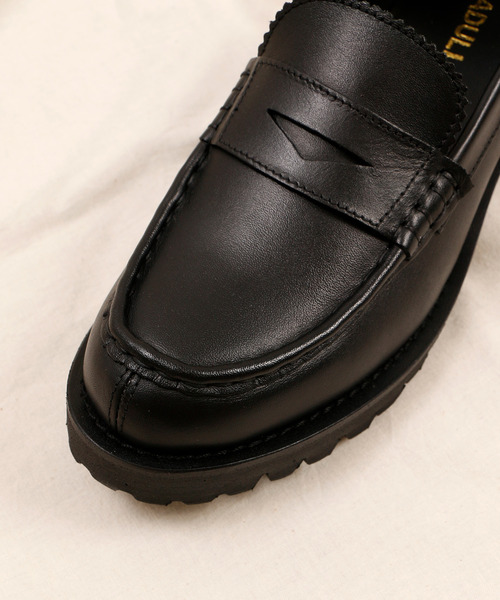 MADULI（マドゥリ）の「MADULI マドゥリ /  LEATHER LOAFERS SHOES レザーローファー / 23053（ローファー・レディース・ブラック/ダークブラウン・39/38/36/37）」の5枚目の写真