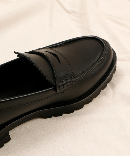 MADULI（マドゥリ）の「MADULI マドゥリ /  LEATHER LOAFERS SHOES レザーローファー / 23053（ローファー・レディース・ブラック/ダークブラウン・39/38/36/37）」の8枚目の写真