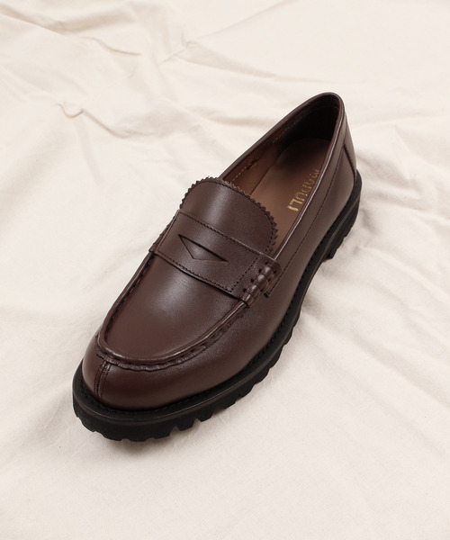 MADULI（マドゥリ）の「MADULI マドゥリ /  LEATHER LOAFERS SHOES レザーローファー / 23053（ローファー・レディース・ブラック/ダークブラウン・39/38/36/37）」の13枚目の写真
