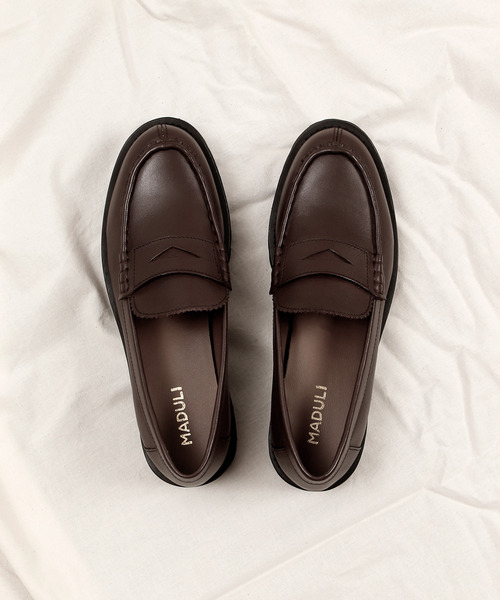 MADULI（マドゥリ）の「MADULI マドゥリ /  LEATHER LOAFERS SHOES レザーローファー / 23053（ローファー・レディース・ブラック/ダークブラウン・39/38/36/37）」の20枚目の写真