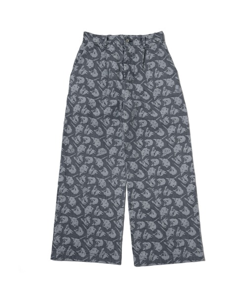 RADIO EVA(ラヂオエヴァ)の「RADIO EVA A273 EVANGELION MONOGRAM JACQUARD DENIM PANTS(デニムパンツ・メンズ・ブラック/インディゴブルー/ホワイト・MEDIUM/LARGE/SMALL)」の2枚目の写真