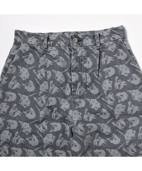 RADIO EVA(ラヂオエヴァ)の「RADIO EVA A273 EVANGELION MONOGRAM JACQUARD DENIM PANTS(デニムパンツ・メンズ・ブラック/インディゴブルー/ホワイト・MEDIUM/LARGE/SMALL)」の9枚目の写真
