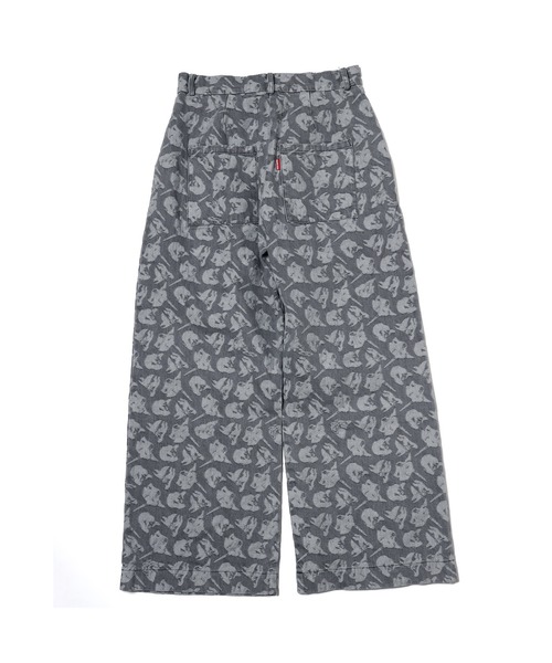 RADIO EVA(ラヂオエヴァ)の「RADIO EVA A273 EVANGELION MONOGRAM JACQUARD DENIM PANTS(デニムパンツ・メンズ・ブラック/インディゴブルー/ホワイト・MEDIUM/LARGE/SMALL)」の11枚目の写真