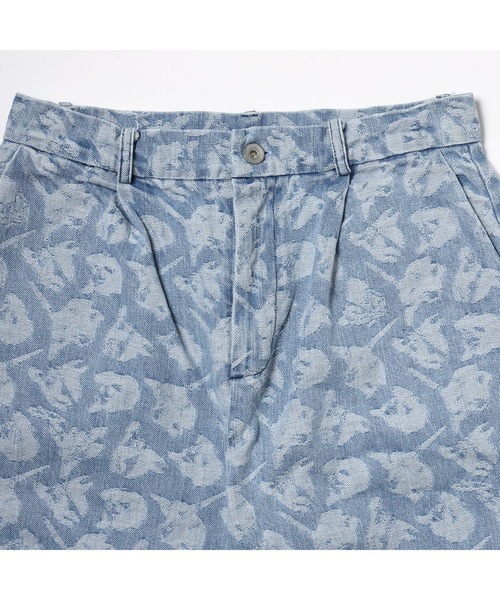 RADIO EVA(ラヂオエヴァ)の「RADIO EVA A273 EVANGELION MONOGRAM JACQUARD DENIM PANTS(デニムパンツ・メンズ・ブラック/インディゴブルー/ホワイト・MEDIUM/LARGE/SMALL)」の14枚目の写真