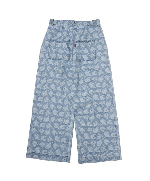 RADIO EVA(ラヂオエヴァ)の「RADIO EVA A273 EVANGELION MONOGRAM JACQUARD DENIM PANTS(デニムパンツ・メンズ・ブラック/インディゴブルー/ホワイト・MEDIUM/LARGE/SMALL)」の16枚目の写真