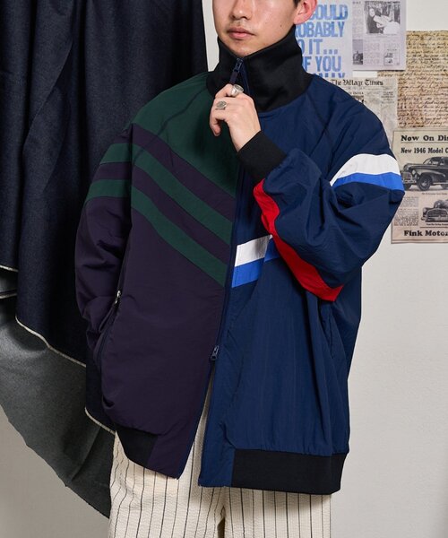 etsinta（エシンタ）の「【etsinta】リメイクナイロンスタンドジャケット（ブルゾン・レディース・ネイビー・ONE SIZE）」の14枚目の写真