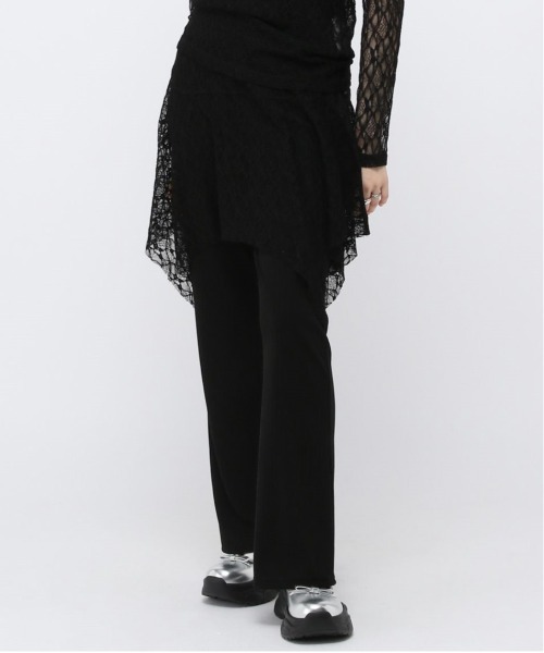 3.3 Field Trip （3.3フィールドトリップ）の「【再入荷】3.3 Field Trip／レイヤードレーススカート（スカート・レディース・ブラック/ホワイト・FREE）」の2枚目の写真