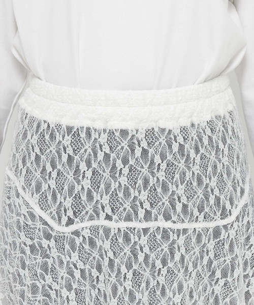 3.3 Field Trip （3.3フィールドトリップ）の「【再入荷】3.3 Field Trip／レイヤードレーススカート（スカート・レディース・ブラック/ホワイト・FREE）」の17枚目の写真