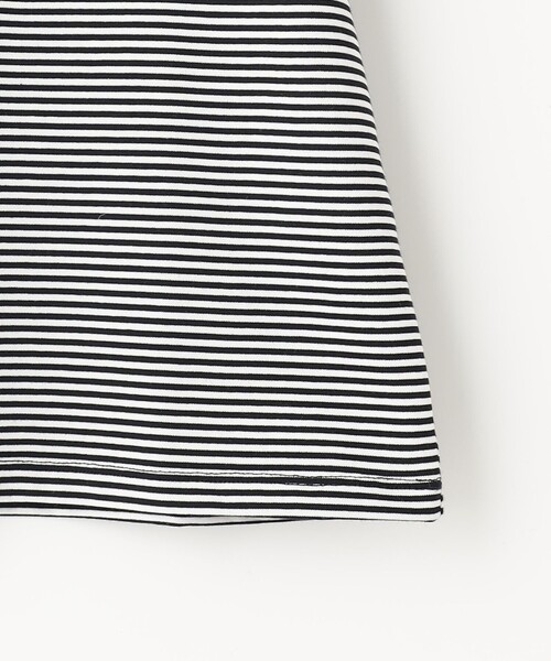 組曲 L(クミキョク オオキイサイズ)の「GIZAコットンタックスリーブ Tシャツ(Tシャツ/カットソー・レディース・ブラック系1/スモーキーグリーン系/アイボリー系/ブラック系・5/6/7)」の13枚目の写真