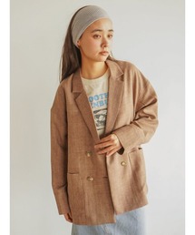 Drop shoulder double jacket