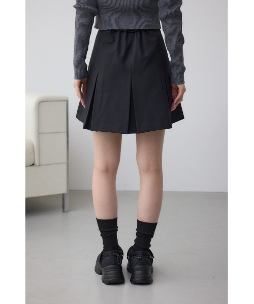 AZUL by moussy(アズールバイマウジー)の「プリーツミニスカートパンツ(スカート・レディース・ライトブラウン/ブラック/グレー系その他・FREE)」の9枚目の写真