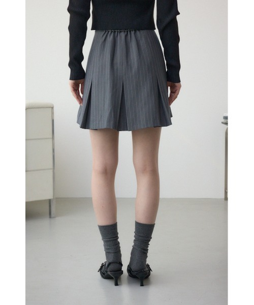 AZUL by moussy(アズールバイマウジー)の「プリーツミニスカートパンツ(スカート・レディース・ライトブラウン/ブラック/グレー系その他・FREE)」の18枚目の写真