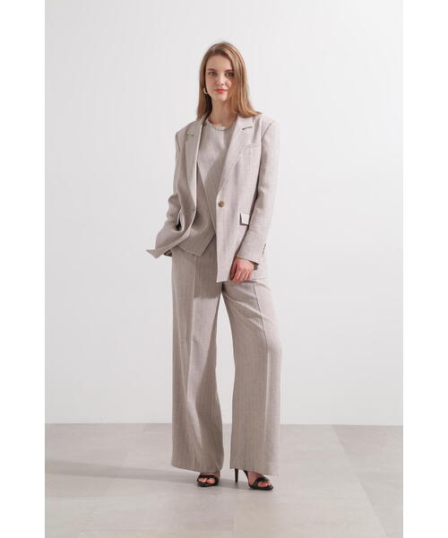 PINKY&DIANNE（ピンキーアンドダイアン）の「◆ストライプジャケット（テーラードジャケット・レディース・ベージュ系その他/ブルー系その他6・38/36）」の15枚目の写真