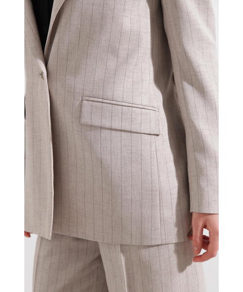 PINKY&DIANNE（ピンキーアンドダイアン）の「◆ストライプジャケット（テーラードジャケット・レディース・ベージュ系その他/ブルー系その他6・38/36）」の22枚目の写真