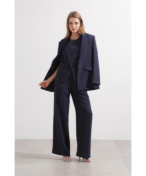 PINKY&DIANNE（ピンキーアンドダイアン）の「◆ストライプジャケット（テーラードジャケット・レディース・ベージュ系その他/ブルー系その他6・38/36）」の5枚目の写真