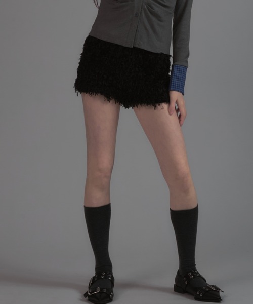 Fur Shorts / ファーショートパンツ（スウェットパンツ）｜tinkerend