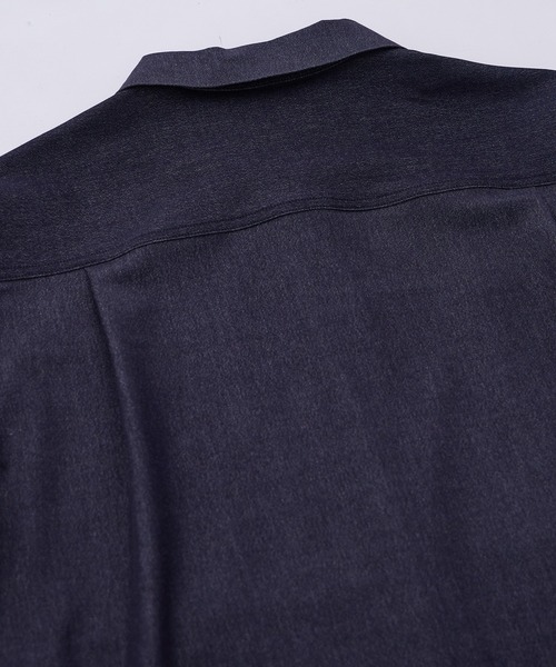 UNITED TOKYO(ユナイテッドトウキョウ)の「【大人気昨年SS完売アイテム】アウトラストデニム Gジャン 体温調節機能|伸縮性|春服|冬服|大人気|即完アイテム|通勤(デニムジャケット・メンズ・ダークインディゴブルー/ブラック/マルチ・1/2/3)」の8枚目の写真