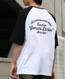 【GENUINE DICKIES/ジェニュインディッキーズ】天竺 ラグラン バック EMB Tシャツ