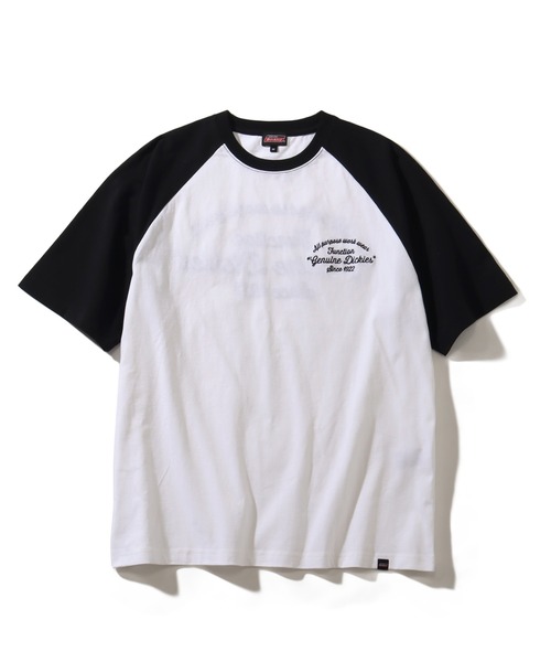 Dickies(ディッキーズ)の「【GENUINE DICKIES/ジェニュインディッキーズ】天竺 ラグラン バック EMB Tシャツ(Tシャツ/カットソー・メンズ・スミクロ/ダークブルー/オレンジ/ブラック系その他/ブラック×ホワイト/グリーン・L/M/XL)」の9枚目の写真