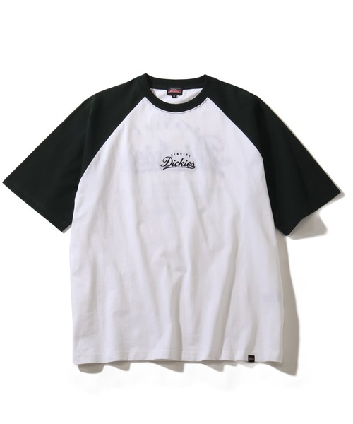 Dickies(ディッキーズ)の「【GENUINE DICKIES/ジェニュインディッキーズ】天竺 ラグラン バック EMB Tシャツ(Tシャツ/カットソー・メンズ・スミクロ/ダークブルー/オレンジ/ブラック系その他/ブラック×ホワイト/グリーン・L/M/XL)」の13枚目の写真