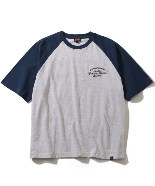 Dickies(ディッキーズ)の「【GENUINE DICKIES/ジェニュインディッキーズ】天竺 ラグラン バック EMB Tシャツ(Tシャツ/カットソー・メンズ・スミクロ/ダークブルー/オレンジ/ブラック系その他/ブラック×ホワイト/グリーン・L/M/XL)」の15枚目の写真