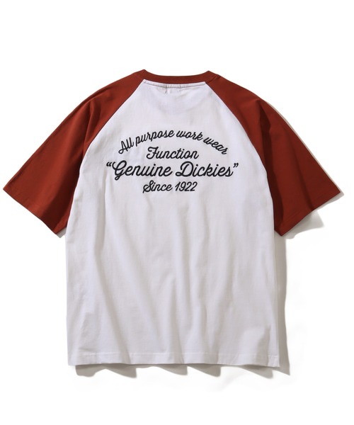 Dickies(ディッキーズ)の「【GENUINE DICKIES/ジェニュインディッキーズ】天竺 ラグラン バック EMB Tシャツ(Tシャツ/カットソー・メンズ・スミクロ/ダークブルー/オレンジ/ブラック系その他/ブラック×ホワイト/グリーン・L/M/XL)」の18枚目の写真