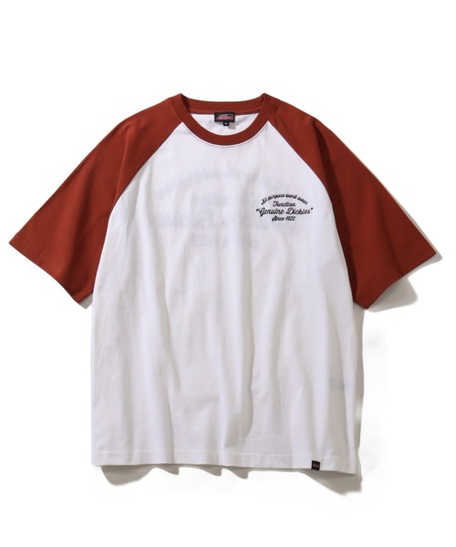 Dickies(ディッキーズ)の「【GENUINE DICKIES/ジェニュインディッキーズ】天竺 ラグラン バック EMB Tシャツ(Tシャツ/カットソー・メンズ・スミクロ/ダークブルー/オレンジ/ブラック系その他/ブラック×ホワイト/グリーン・L/M/XL)」の17枚目の写真