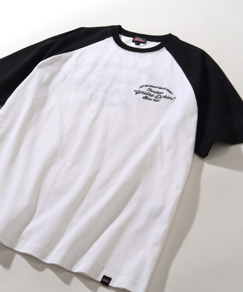 Dickies(ディッキーズ)の「【GENUINE DICKIES/ジェニュインディッキーズ】天竺 ラグラン バック EMB Tシャツ(Tシャツ/カットソー・メンズ・スミクロ/ダークブルー/オレンジ/ブラック系その他/ブラック×ホワイト/グリーン・L/M/XL)」の21枚目の写真
