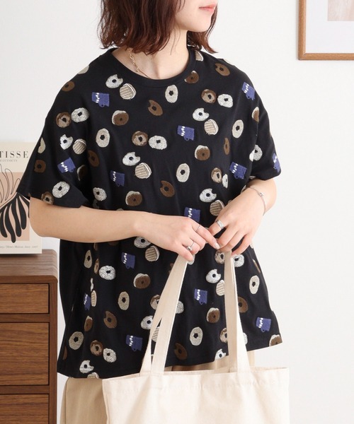 EMAGO ドーナツ刺繍ドルマンT（Tシャツ/カットソー）｜Emago