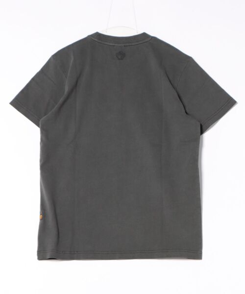 G-STAR(ジースター)の「MULTI LOGO OVERDYED LOOSE T-SHIRT/マルチロゴオーバーダイルーズTシャツ(Tシャツ/カットソー・メンズ・ブルー系その他/ダークブラック・X-SMALL/X-LARGE/SMALL/MEDIUM/LARGE)」の3枚目の写真