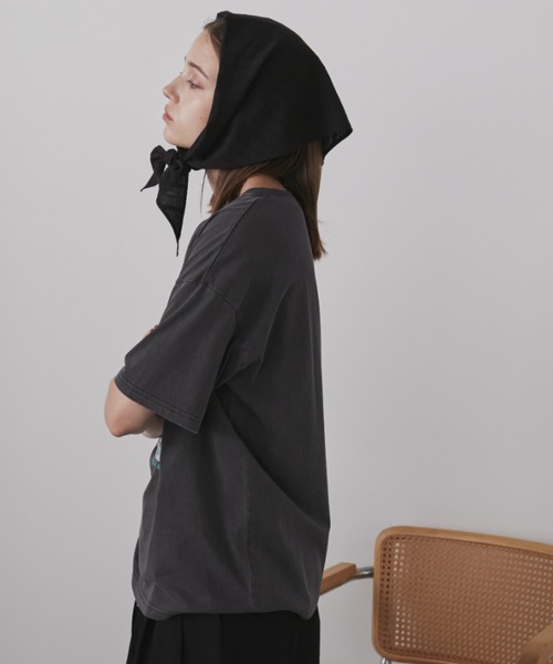 Auntie Rosa Holiday(アンティローザホリデー)の「ダイナーフォトTEE(Tシャツ/カットソー・レディース・チャコールグレー/ナチュラル・FREE)」の13枚目の写真
