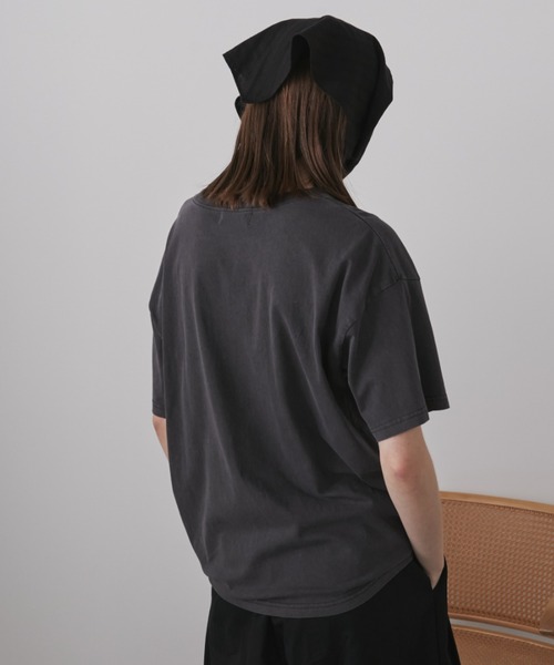 Auntie Rosa Holiday(アンティローザホリデー)の「ダイナーフォトTEE(Tシャツ/カットソー・レディース・チャコールグレー/ナチュラル・FREE)」の14枚目の写真
