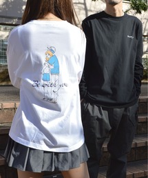 【MODISH GAZE】カップルイラストロンT Be with you(CP)