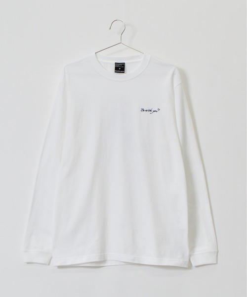 MODISH GAZE(モディシュガゼ)の「【MODISH GAZE】カップルイラストロンT Be with you(CP)(Tシャツ/カットソー・レディース・ブラック/ホワイト/ホワイト系1・M)」の20枚目の写真
