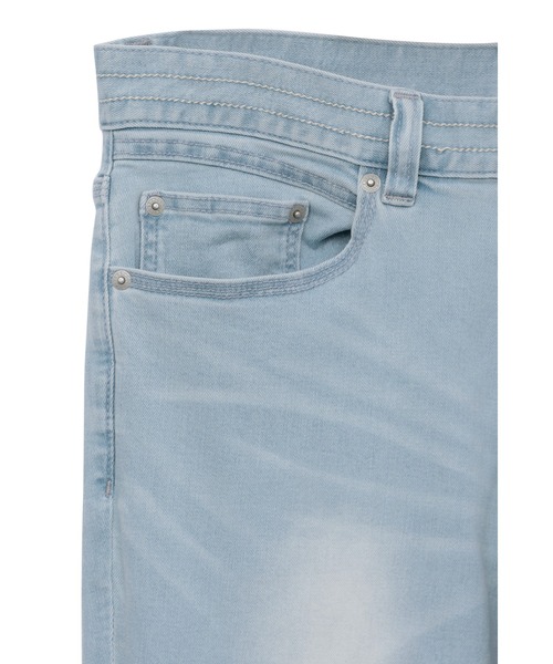 HIGH STREET（ハイストリート）の「HIGH STREET∴ハイパワーストレッチブリーチスリムデニム（デニムパンツ・メンズ・ブルー系2/グレー・M/L/LL/S）」の8枚目の写真