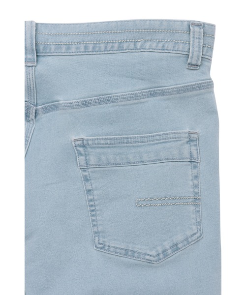 HIGH STREET（ハイストリート）の「HIGH STREET∴ハイパワーストレッチブリーチスリムデニム（デニムパンツ・メンズ・ブルー系2/グレー・M/L/LL/S）」の9枚目の写真