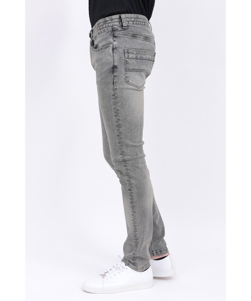 HIGH STREET（ハイストリート）の「HIGH STREET∴ハイパワーストレッチブリーチスリムデニム（デニムパンツ・メンズ・ブルー系2/グレー・M/L/LL/S）」の14枚目の写真