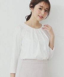 hue ブラウス　ホワイト　パール 0727145548_62e0d364ec98a.jpeg
