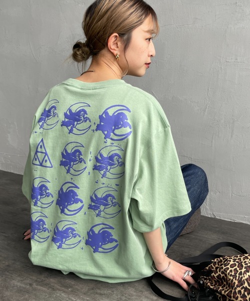 tシャツ 「HUF/ハフ」 PEGASUS バックプリント ショートスリーブTシャツ レディース メンズ HUF/ハフ] PEGASUS バックプリント ショートスリーブTシャツ（T