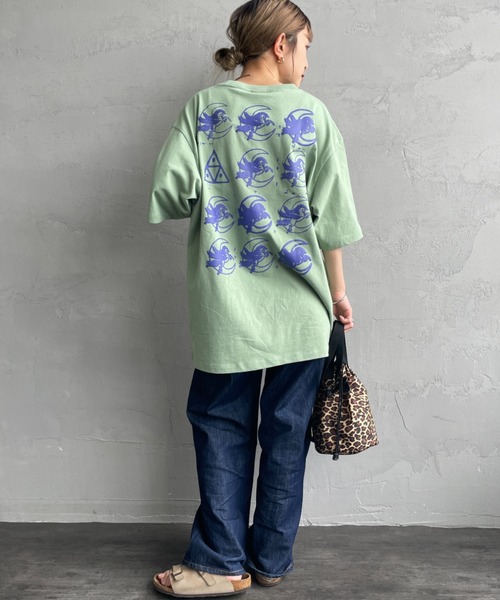 tシャツ 「HUF/ハフ」 PEGASUS バックプリント ショートスリーブTシャツ レディース メンズ HUF/ハフ] PEGASUS バックプリント ショートスリーブTシャツ（T
