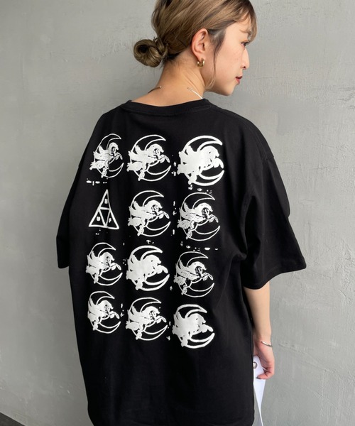 tシャツ 「HUF/ハフ」 PEGASUS バックプリント ショートスリーブTシャツ レディース メンズ HUF/ハフ] PEGASUS バックプリント ショートスリーブTシャツ（T