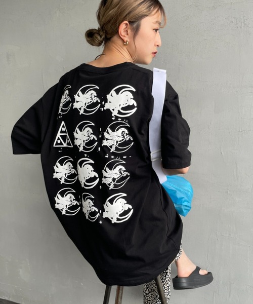 tシャツ 「HUF/ハフ」 PEGASUS バックプリント ショートスリーブTシャツ レディース メンズ HUF/ハフ] PEGASUS バックプリント ショートスリーブTシャツ（T