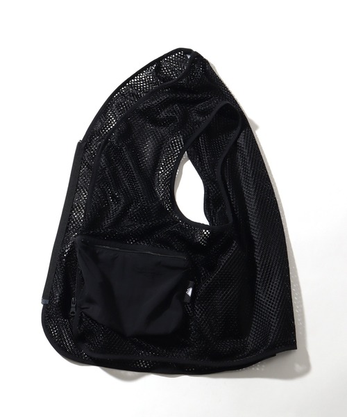 FIRST DOWN(ファーストダウン)の「【FIRST DOWN/ファーストダウン】TASLAN NYLON MESH VEST/タスランナイロン メッシュベスト(ベスト・メンズ・レオパード/ミント/ブラック・XL/L/M)」の7枚目の写真