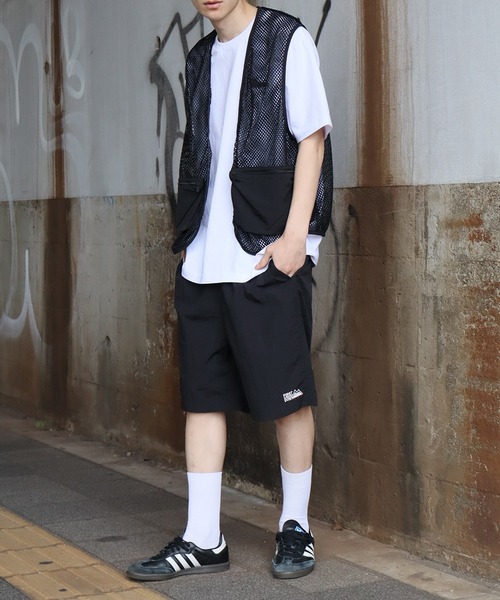 FIRST DOWN(ファーストダウン)の「【FIRST DOWN/ファーストダウン】TASLAN NYLON MESH VEST/タスランナイロン メッシュベスト(ベスト・メンズ・レオパード/ミント/ブラック・XL/L/M)」の14枚目の写真