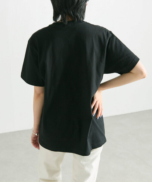 ear PAPILLONNER（イアパピヨネ）の「ニュアンスコードTシャツ【SUM1 STYLE(スミスタイル)】（Tシャツ/カットソー・レディース・ホワイト/ブラック/グレー・FREE）」の16枚目の写真